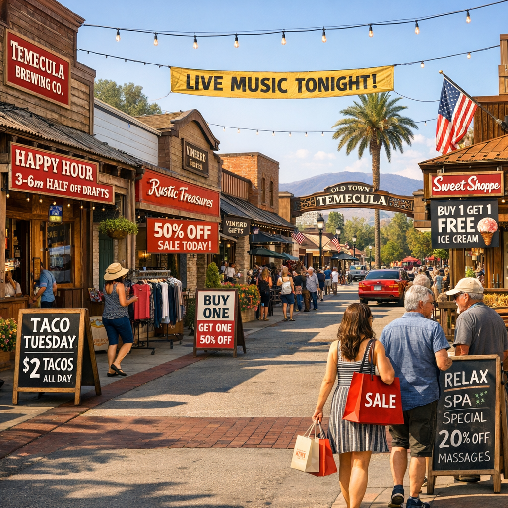 Exclusive Deals and Promotions from Temecula’s Local Businesses